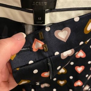JCrew shorts, NWOT. HEARTS SO CUTE (1O)